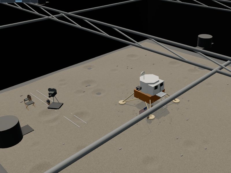 Apollo Landing (Studio Reveal): fly brain experiment scene