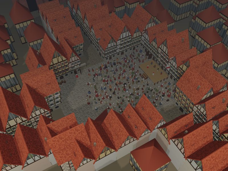 The Dancing Plague of 1518 (Strasbourg):ハエの脳の実験シーン