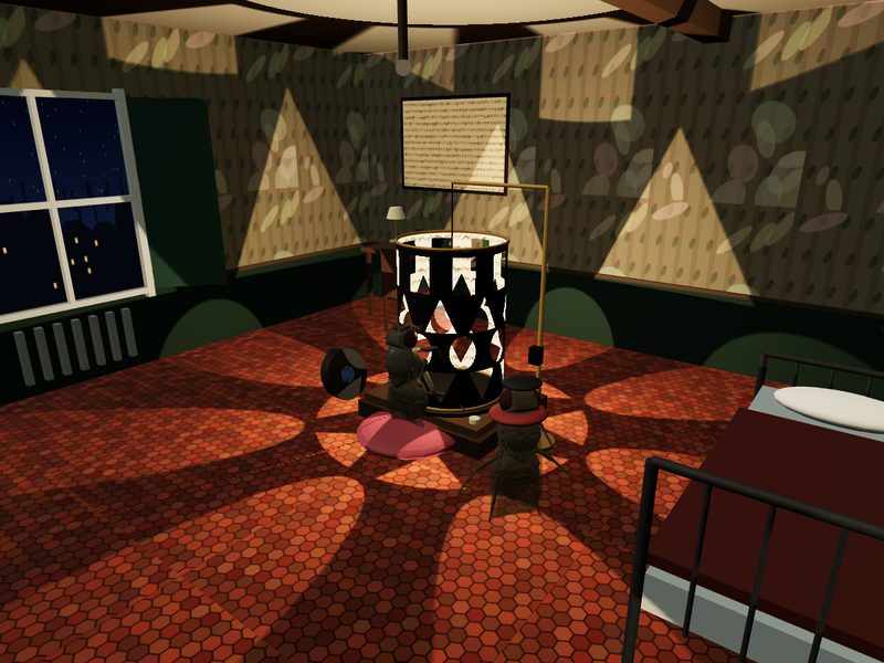 Dreamachine: fly brain experiment scene