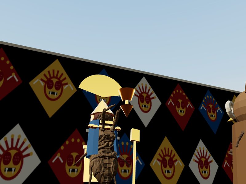 The Moche Sacrifice Ceremony at Huaca de la Luna, Peru: fly brain experiment scene