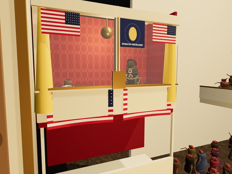 Our American Cousin, 14 April 1865: State Box Reconstruction: fly brain experiment scene