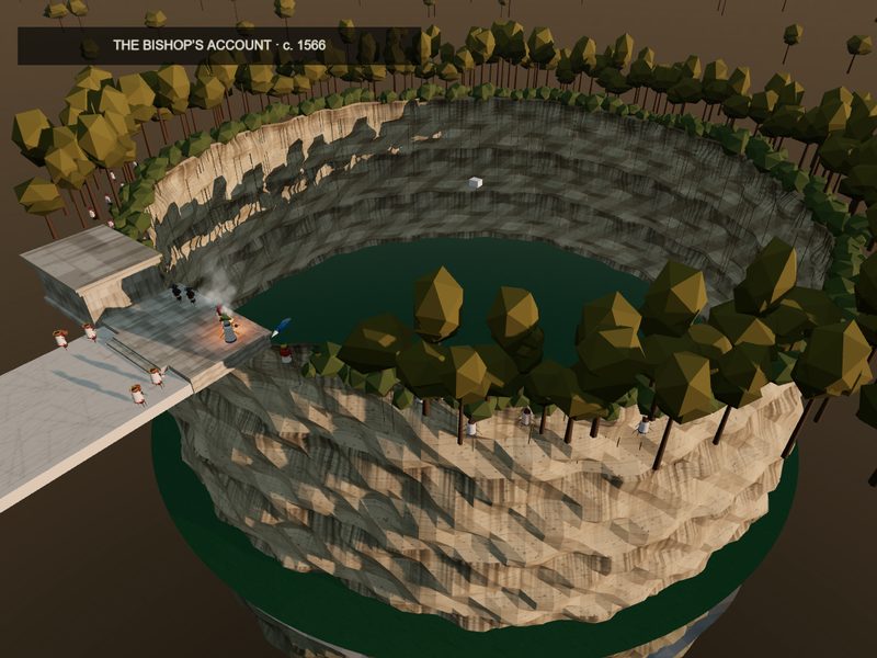 The Sacred Cenote at Chichen Itza: Drought Sacrifice and Dredging: fly brain experiment scene