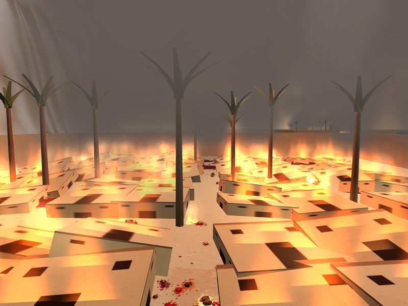 Sodom and Lot’s Wife, the Pillar of Salt (Genesis 19): fly brain experiment scene